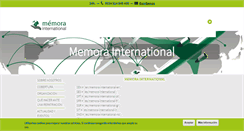 Desktop Screenshot of memorainternational.com