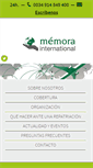 Mobile Screenshot of memorainternational.com